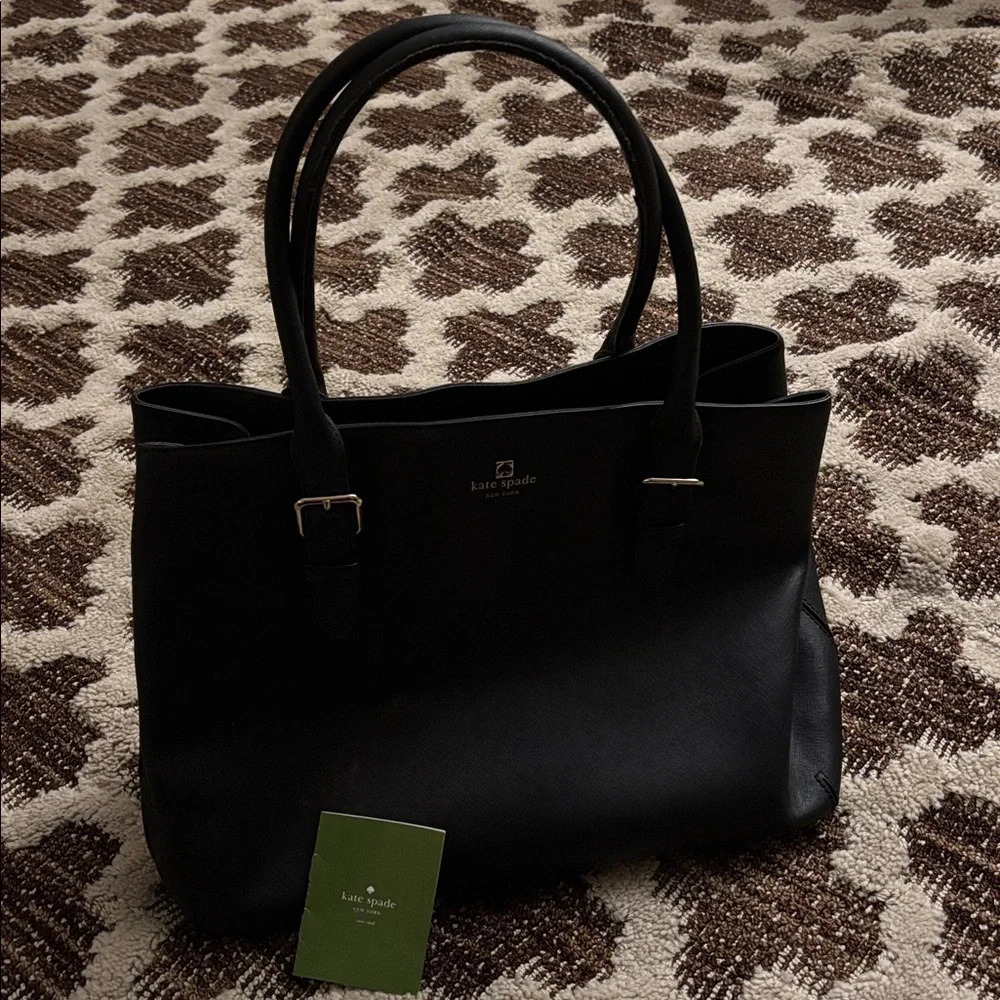 Kate Spade 2015 Black Leather Cove Street Airel Shoulder Bag